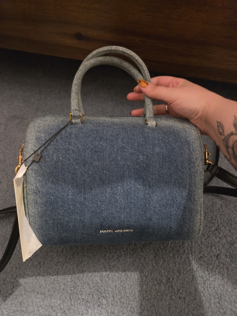 Nwt Marc Jacobs Denim Wave Bag - Picture 4 of 7